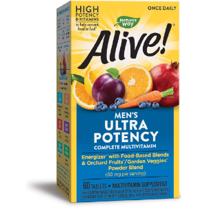 Alive! Once Daily Men's Ultra Potency - 60 Tablets