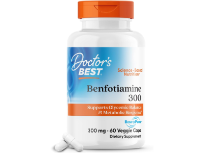 Doctor's Best Benfotiamine 300mg, 60 capsules