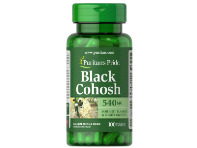 Puritan's Pride Black Cohosh 540 mg-100 Capsules