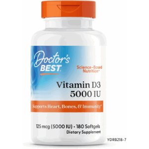 Doctor’s Best Vitamin D3 5,000 IU - 180 Softgels