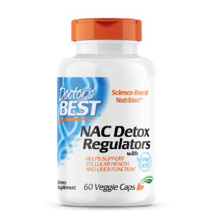 NAC Detox Regulators With Selenium, Molybdenum 600mg, 60 Veg Capsules