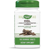 Nature's Way DGL Deglycyrrhizinated Licorice Sugar Free, 100 Chewable Tablets