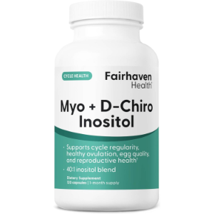 Fairhaven Myo + D-Chiro Inositol, 120 Capsules
