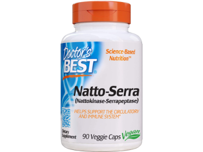 Natto-Serra, Non-GMO, Vegan, Gluten Free, 90 Veggie Caps