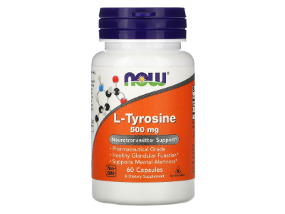 L-Tyrosine 500 mg, 60 Capsules