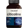 NatureBell CDP Choline, Citicoline 500mg Plus Tyrosine 50mg Per Serving, 120 Capsules