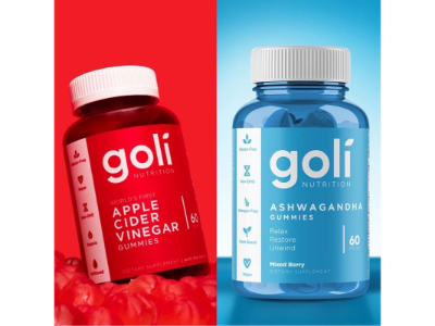 Goli Ashwagandha and Apple Cider Gummies Set, 60 Gummies each