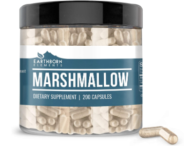 Earthborn Elements Marshmallow Root 475mg, 200 Capsules