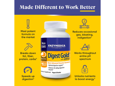Enzymedica Digest Gold with ATPro, 90 capsules