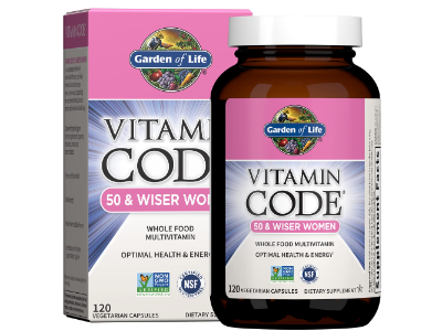 Garden of Life Vitamin Code Women 50 & Wiser Multi - 120 Capsules