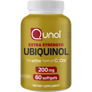 Qunol Ubiquinol CoQ10 200mg, 60 softgels