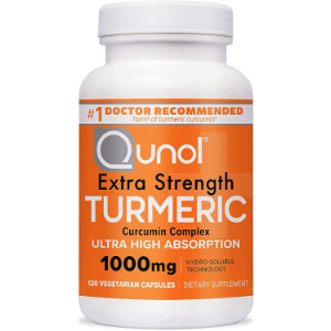 Qunol Turmeric 1000mg With Ultra High Absorption, 120 vcaps