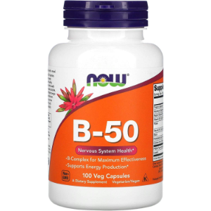 Now Vitamin B50, 100 Veg Capsules