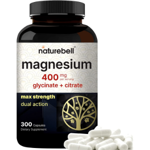 Magnesium Complex 400mg Supplement, 300 Capsules