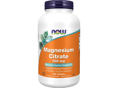 Now Magnesium Citrate 250 tablets