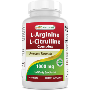 Arginine Citruline Complex 1000 Mg, 250 Tablets