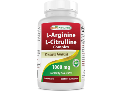 Arginine Citruline Complex 1000 Mg, 250 Tablets