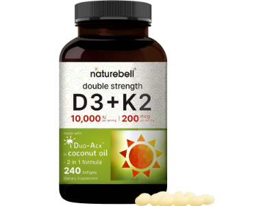 Naturebell Vitamin D3 K2 double strength