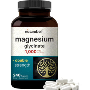 Naturebell Magnesium Glycinate 1,000mg, 240 Capsules