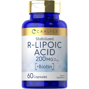 Carlyle R-Lipoic Acid 200mg, 60 Capsules