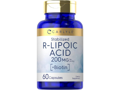 Carlyle R-Lipoic Acid 200mg, 60 Capsules