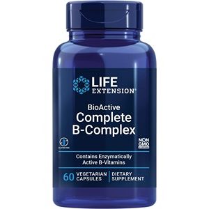 Life Extension Bioactive Complete B-complex, 60 Vegetarian Capsules