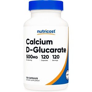Nutricost Calcium D Glucarate 500mg, 120 Veggie Capsules