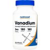 Nutricost Vanadium 2mg + Chromium 200mcg, 180 Vegetarian Capsules