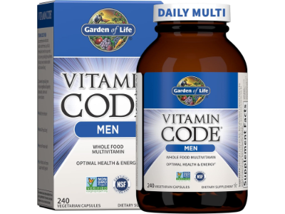 Garden of Life Vitamin Code Men, 240 capsules