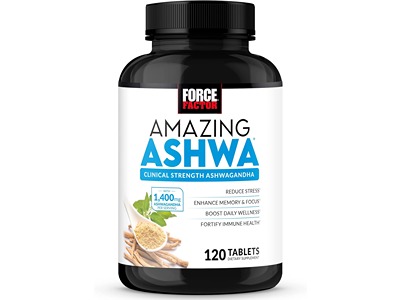 FORCE FACTOR Amazing Ashwagandha, 120 tablets