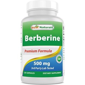 Best Naturals Berberine 500mg, 120 Capsules