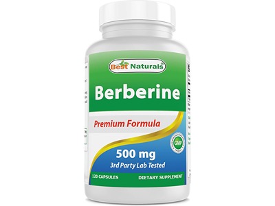 Best Naturals Berberine 500mg, 120 Capsules