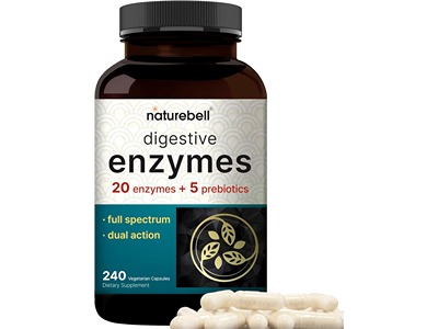 NatureBell Digestive Enzymes with Prebiotics