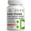 Deal Supplement Irish Sea Moss 7000mg Per Serving, 240 Veggie Capsules