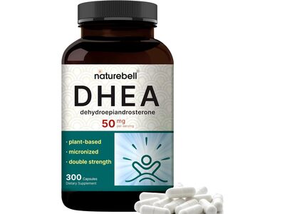 NatureBell DHEA 50mg, Micronized, 300 Capsules