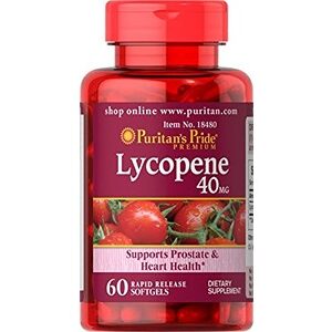 Puritan's Pride Lycopene 40 mg, 60 softgels