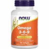 NOW Omega 3-6-9 1000 mg, 100 Softgels
