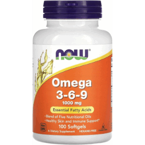 NOW Omega 3-6-9 1000 mg, 100 Softgels